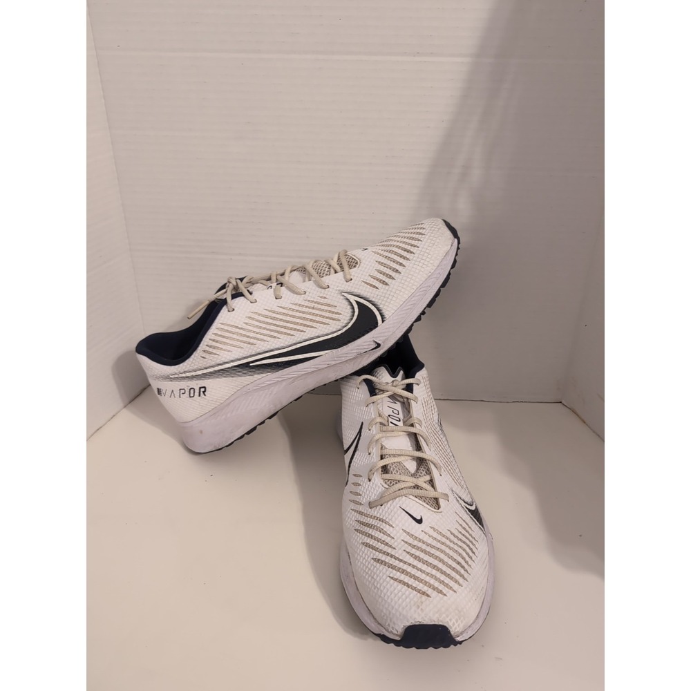 Nike‎ Vapor Edge Turf Football Shoe White Black Size 12.5 CV6353-102